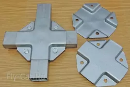 Краб система Х-образный (40x40x40x40; 1,5 мм)