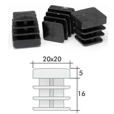 Заглушка пластиковая 20х20 фото 3