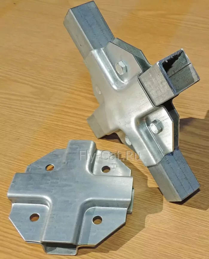 Крепёж Х-образный (25Х25x25х25) фото 2