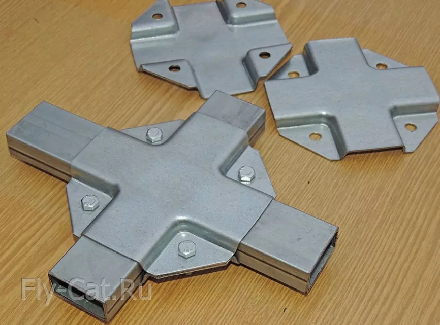 Краб система Х-образный (40x40x40x40; 1,5 мм) фото 2