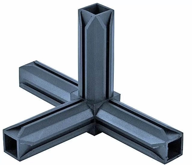 Соединитель пластиковый на 4-стороны фото 1