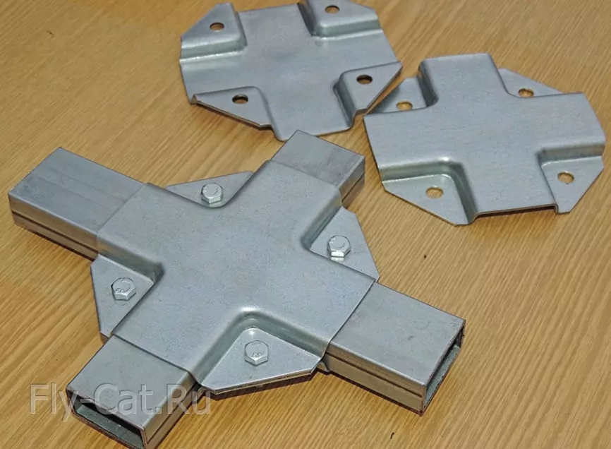 Краб система Х-образный (40x40x40x40; 1,5 мм) фото 3