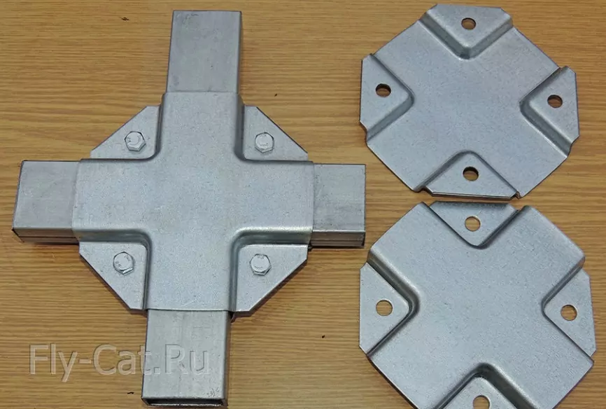 Краб система Х-образный (40x40x40x40; 1,5 мм) фото 4