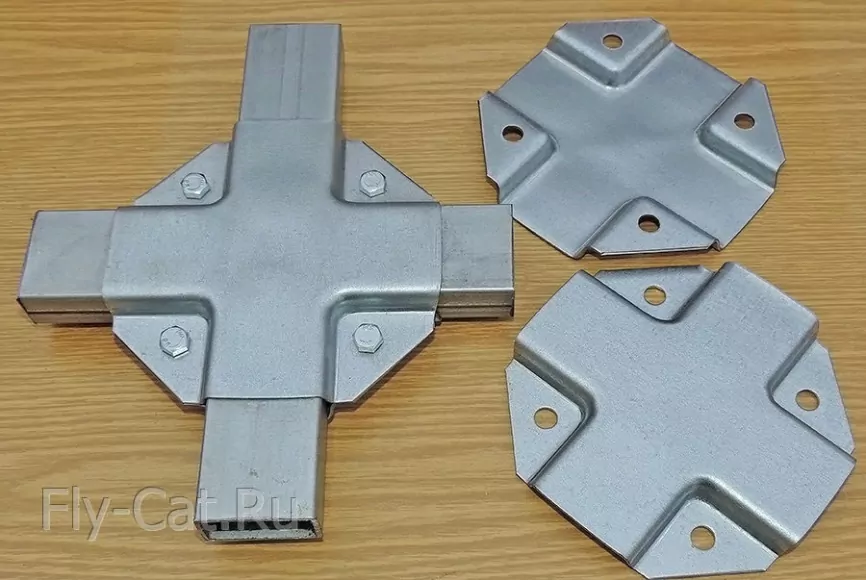 Краб система Х-образный (40x40x40x40; 1,5 мм) фото 1