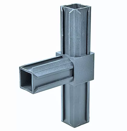 Соединитель квадратных труб Т-образный фото 1