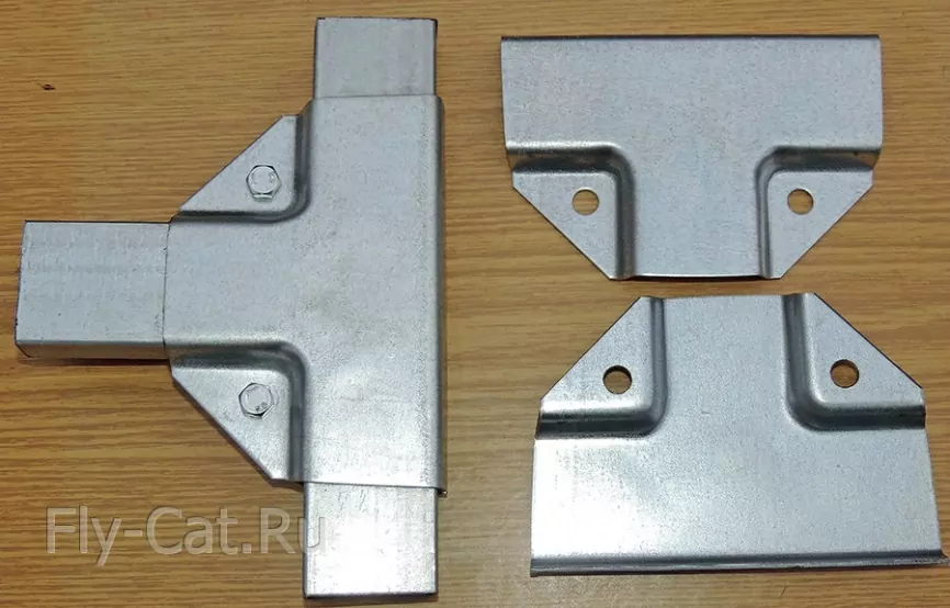 Краб T-образный (40x40x40; 1,5 мм) фото 4