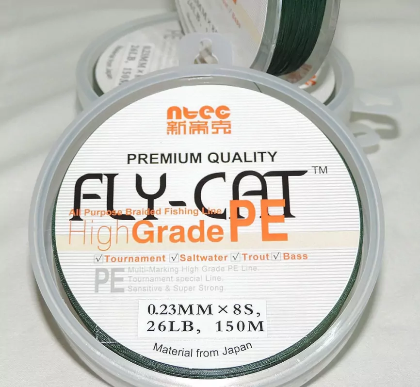 Шнур плетёный FLY-CAT 8 нитей (150 м.) фото 2